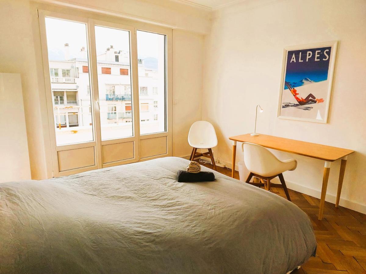 Champon - Lumineux 2 Chambres Avec Garage Prive - Tram A 1 Min Grenoble Eksteriør billede